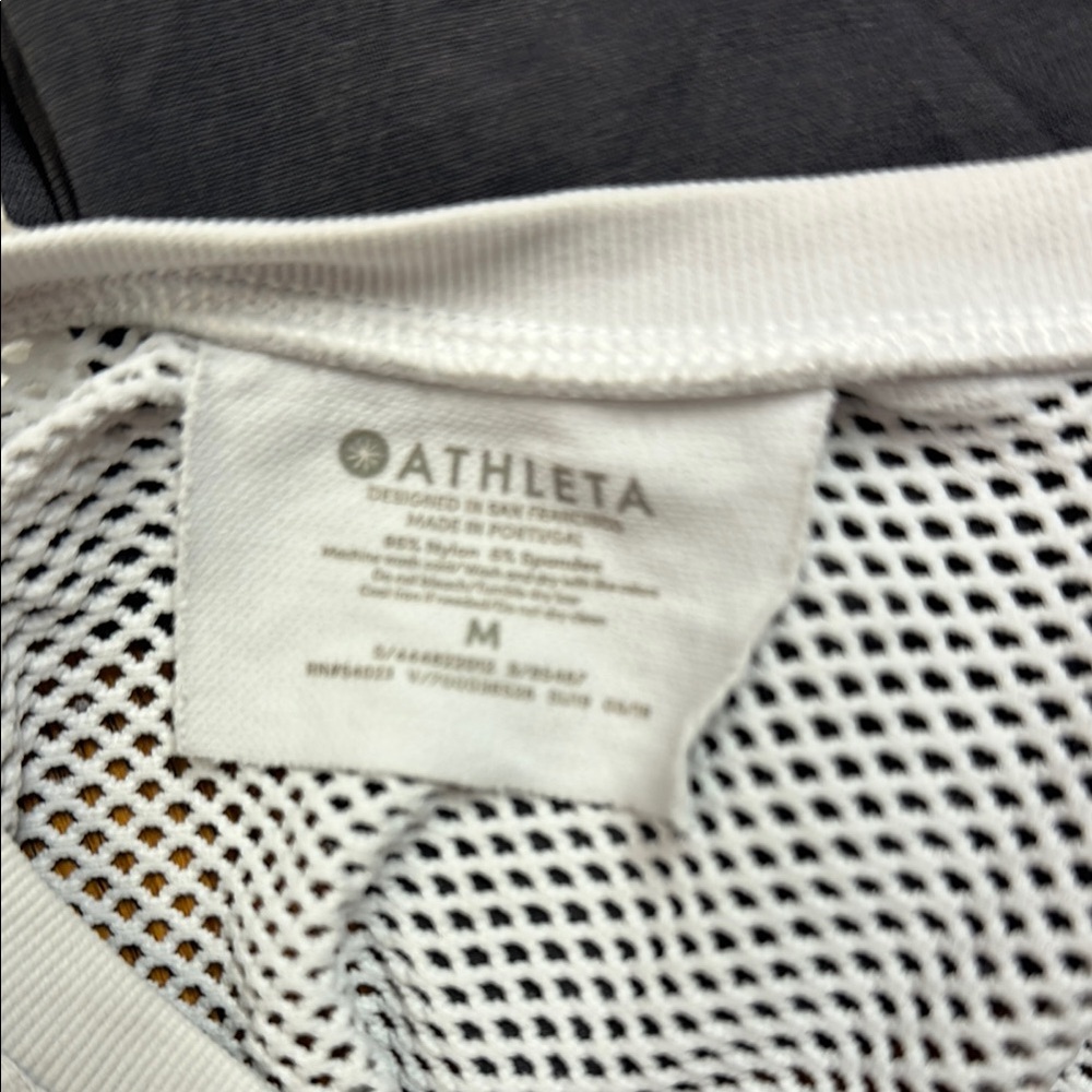 Athleta White Textured Tank Top - Picture 8 of 8